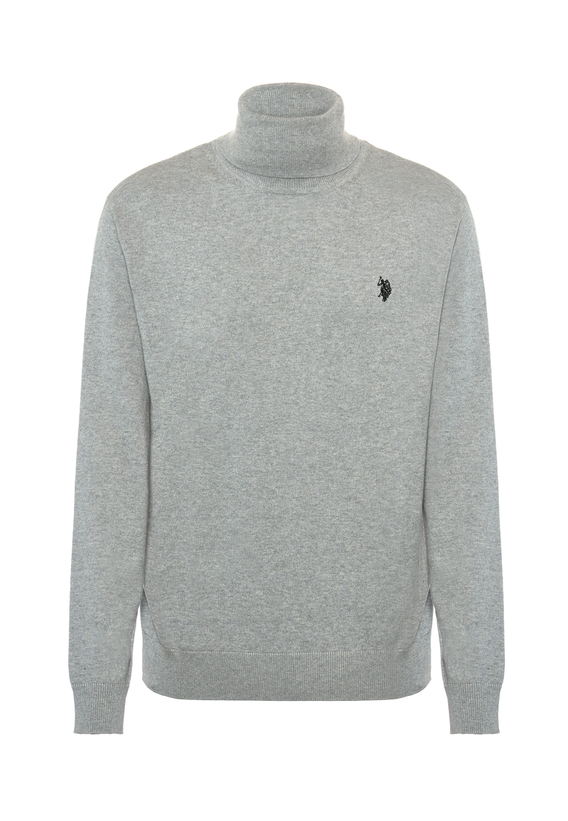 Maglia dolcevita cotone e cashmere
