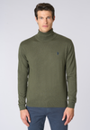 Maglia dolcevita cotone e cashmere