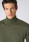 Maglia dolcevita cotone e cashmere