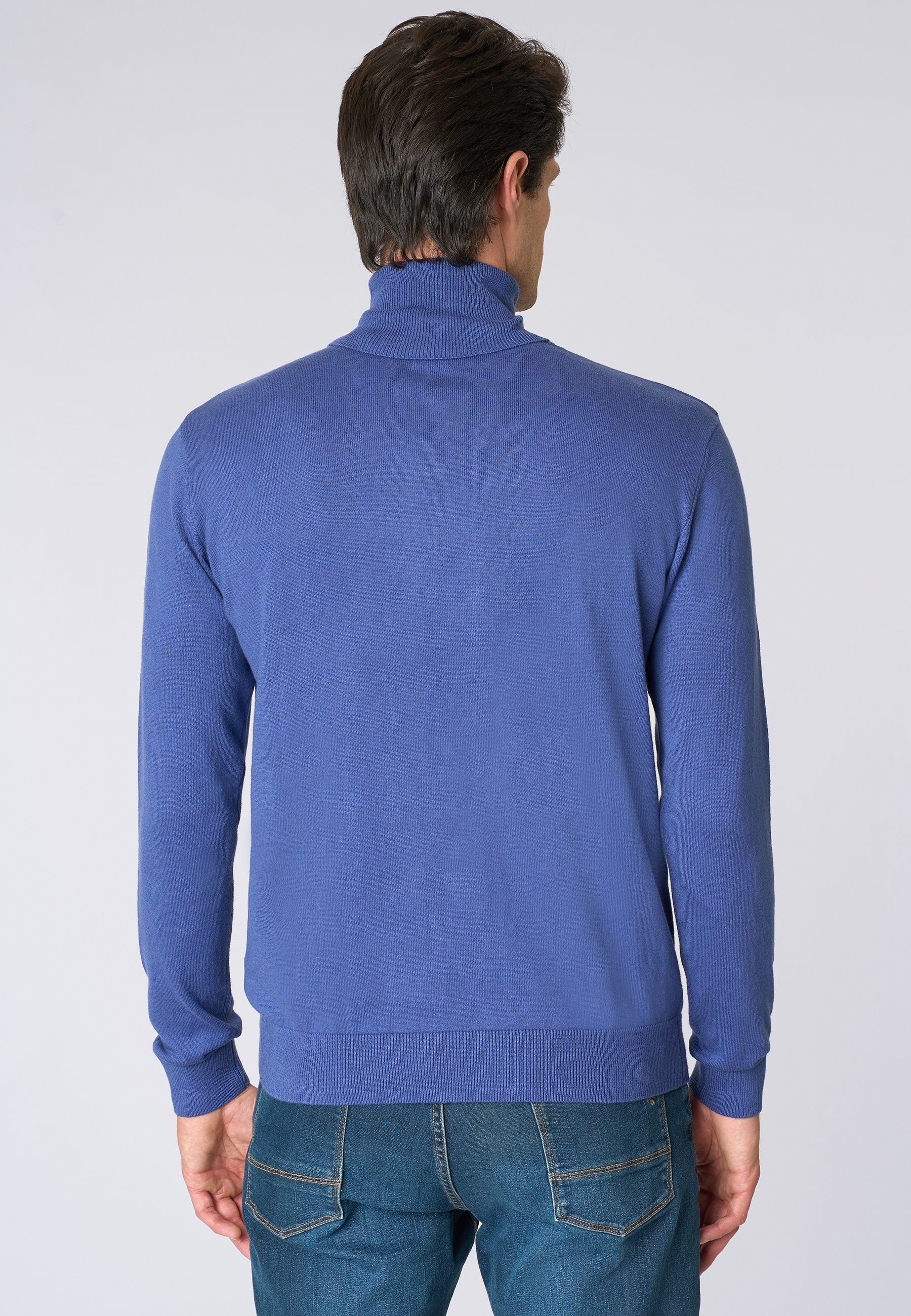Maglia dolcevita cotone e cashmere