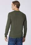Maglia girocollo  misto lana e viscosa