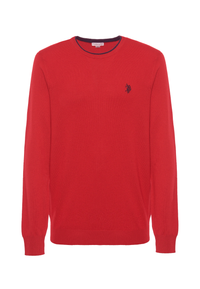 Maglia girocollo  misto lana e viscosa