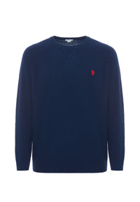 Maglia girocollo misto lana overdyed