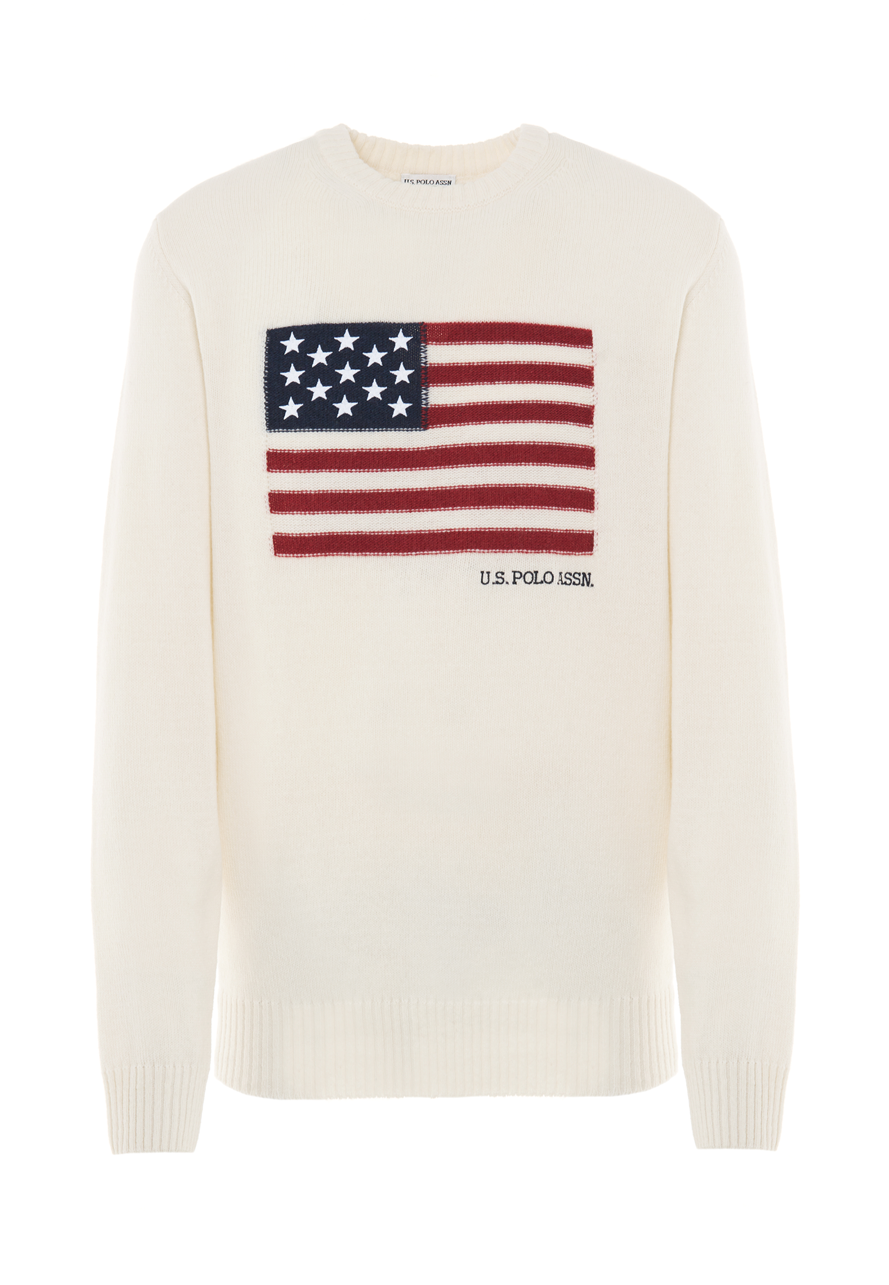 Maglia girocollo bandiera americana