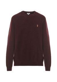 Maglia girocollo in lana lambswool