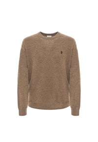 Maglia girocollo in lana lambswool