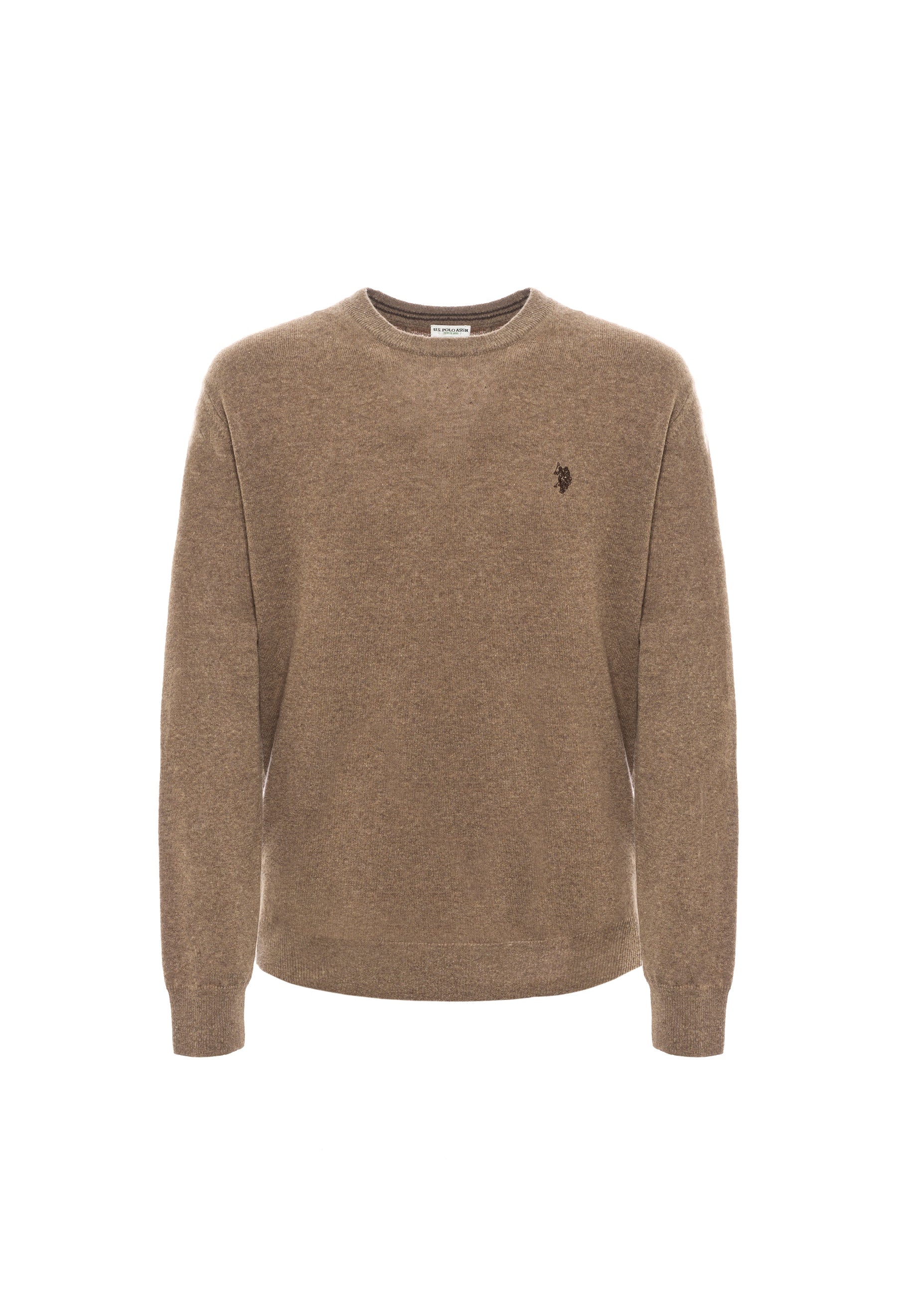Maglia girocollo in lana lambswool