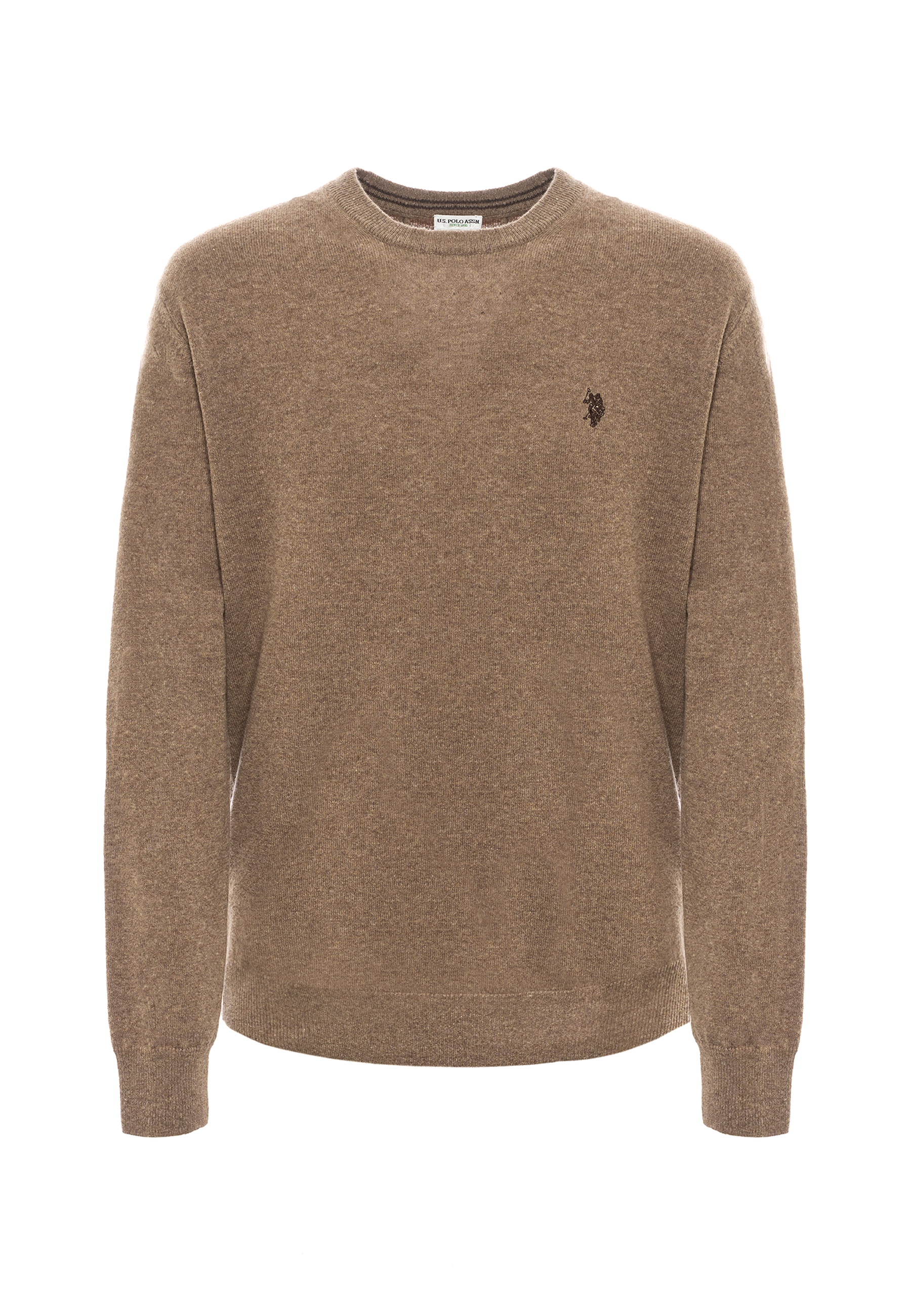 Maglia girocollo in lana lambswool