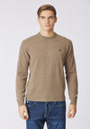 Maglia girocollo in lana lambswool