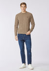 Maglia girocollo in lana lambswool