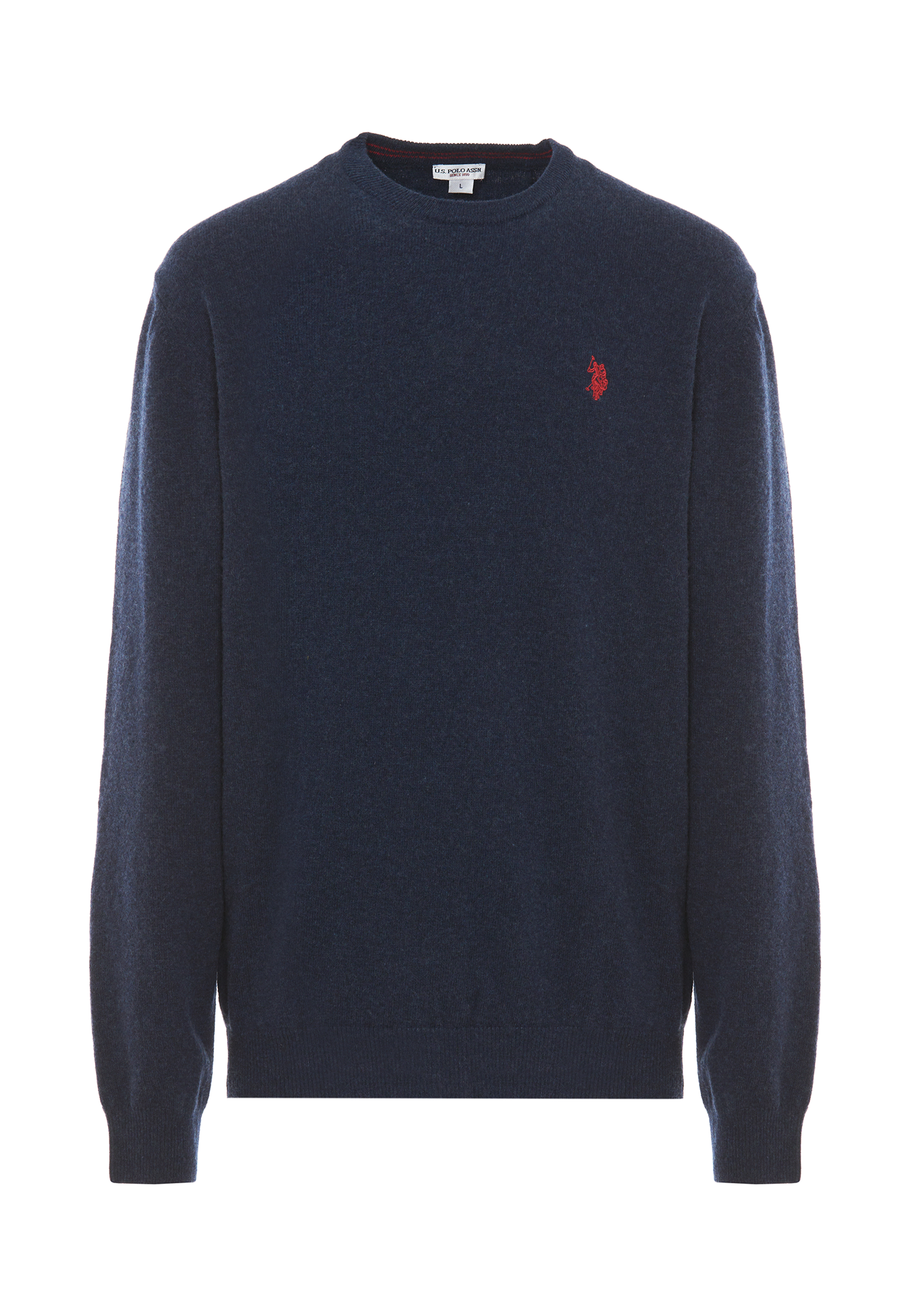 Maglia girocollo in lana lambswool