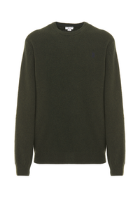 Maglia girocollo in lana lambswool