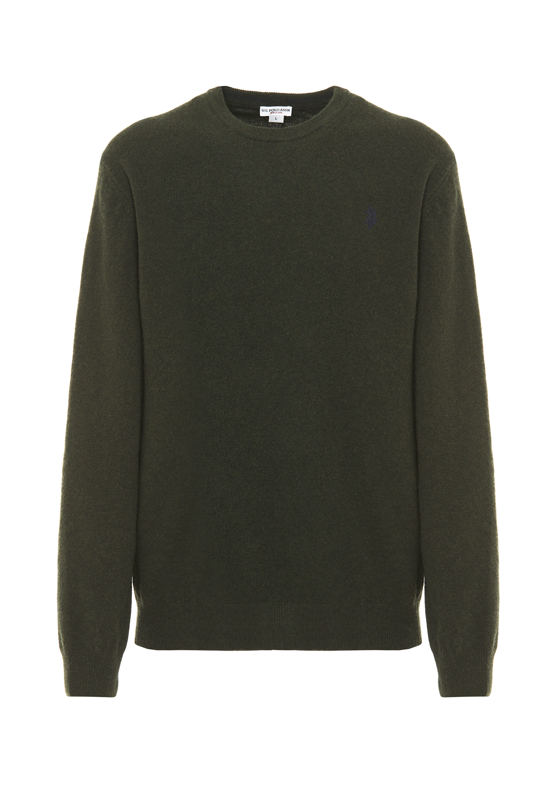 Maglia girocollo in lana lambswool