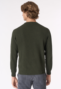 Maglia girocollo in lana lambswool