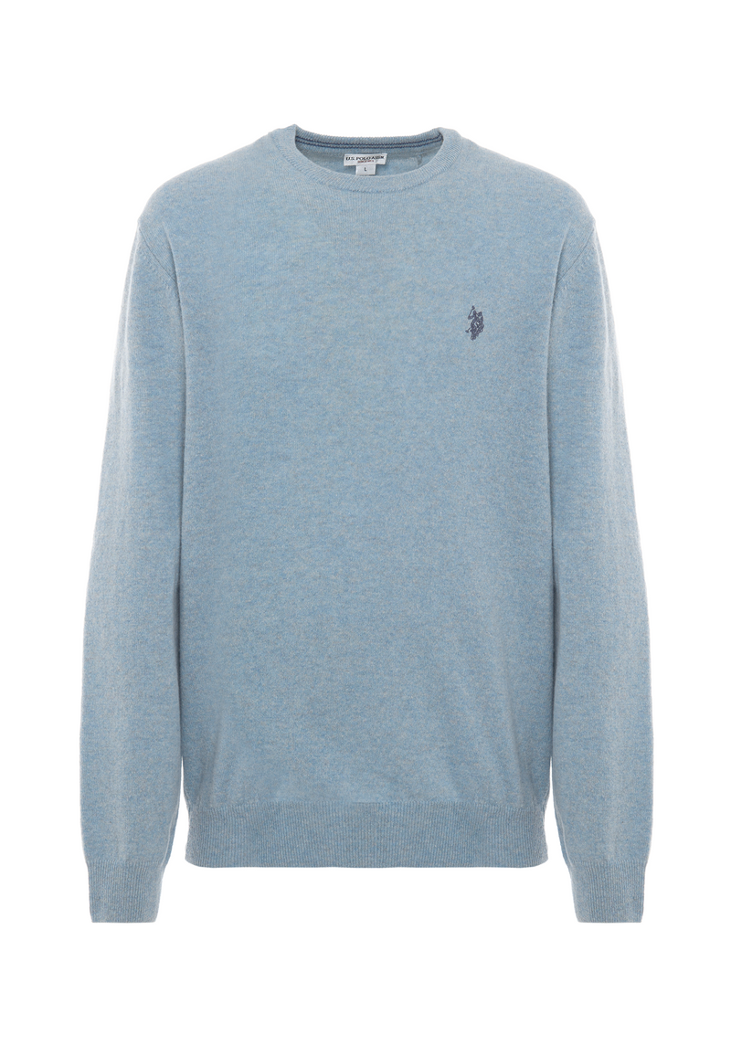 Maglia girocollo in lana lambswool