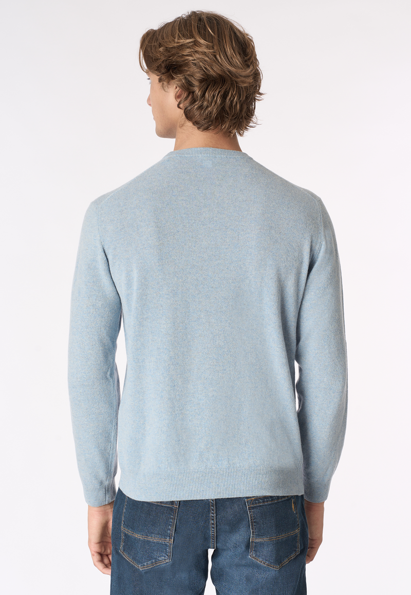 Maglia girocollo in lana lambswool