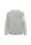 Maglia girocollo in lana shetland
