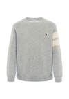 Maglia girocollo in lana shetland