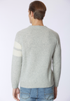 Maglia girocollo in lana shetland