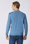 Maglia girocollo motivo quadri