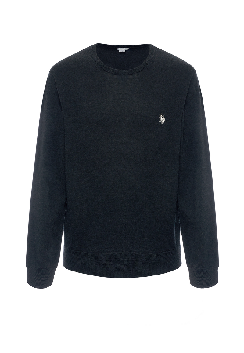 Maglia girocollo in lana merino