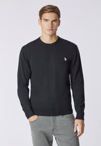 Maglia girocollo in lana merino