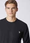 Maglia girocollo in lana merino