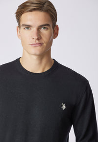Maglia girocollo in lana merino