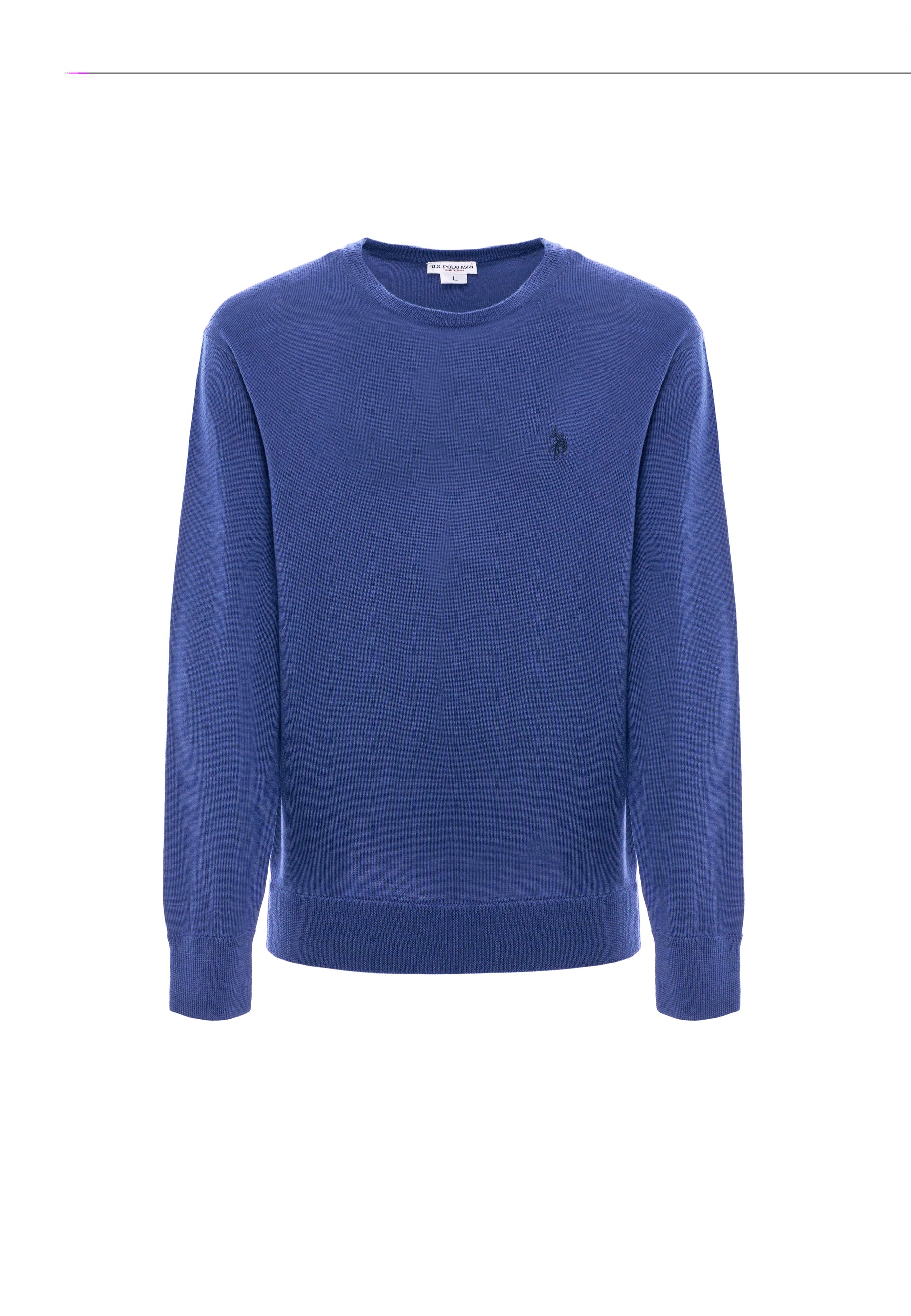 Maglia girocollo in lana merino