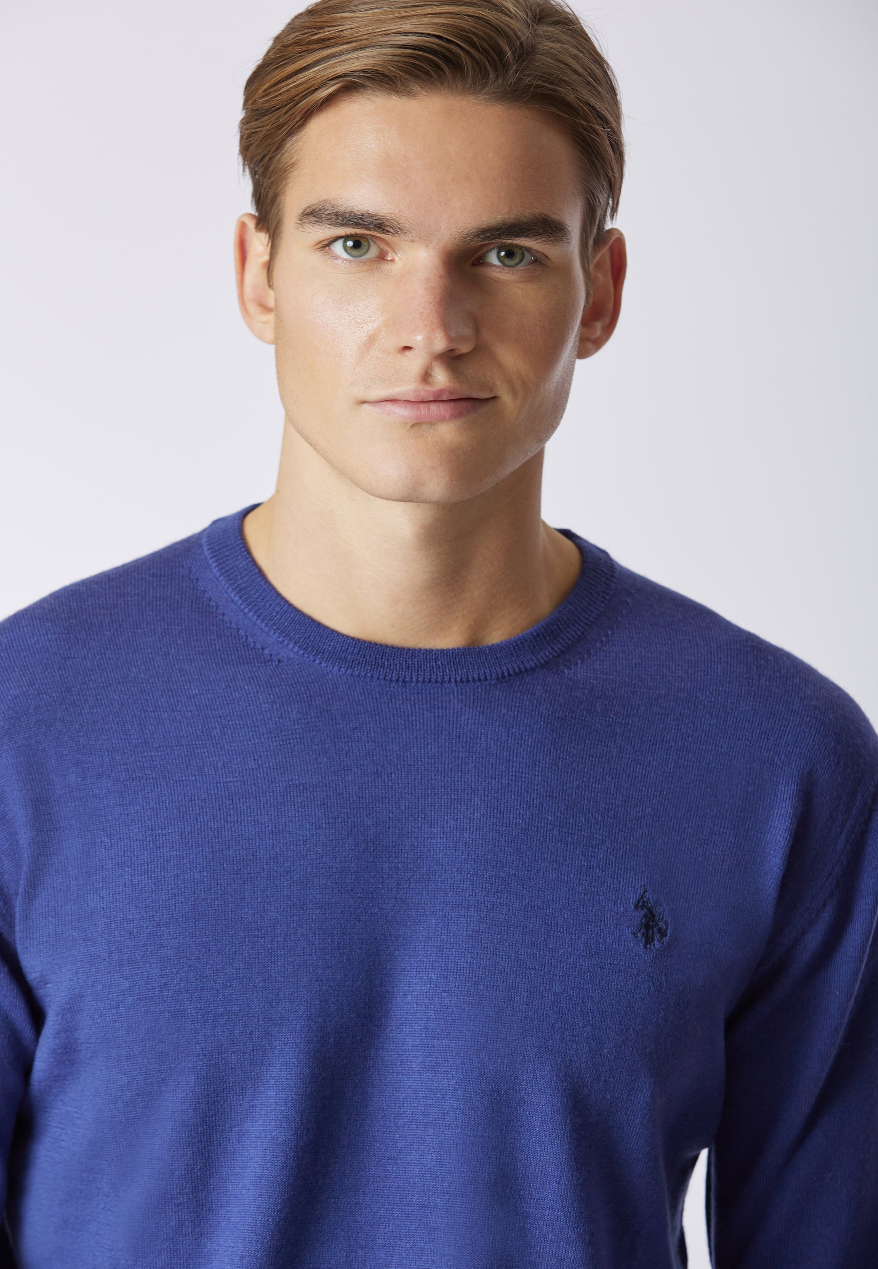 Maglia girocollo in lana merino
