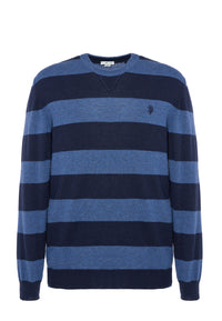 Maglia girocollo a righe