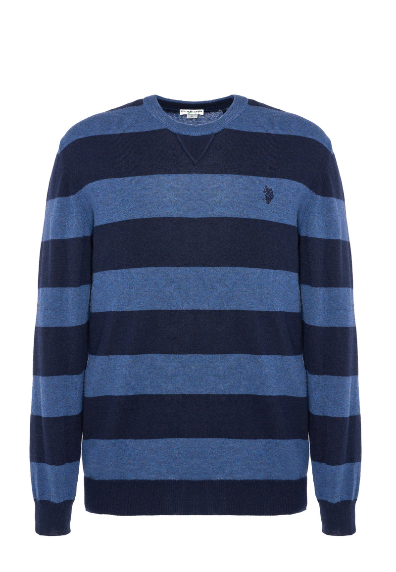 Maglia girocollo a righe