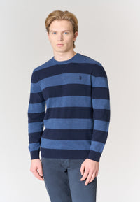 Maglia girocollo a righe