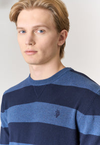 Maglia girocollo a righe