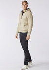 Cardigan con cappuccio e zip