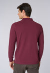 Polo shirt a maniche lunghe in cotone piquet