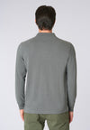 Polo shirt a maniche lunghe in cotone piquet
