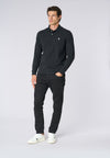 Polo shirt a maniche lunghe in cotone piquet