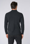 Polo shirt a maniche lunghe in cotone piquet