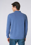 Polo shirt a maniche lunghe in cotone piquet