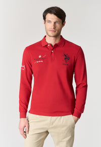 Polo shirt heavy jersey carbon finishing - limited edition St. Moritz