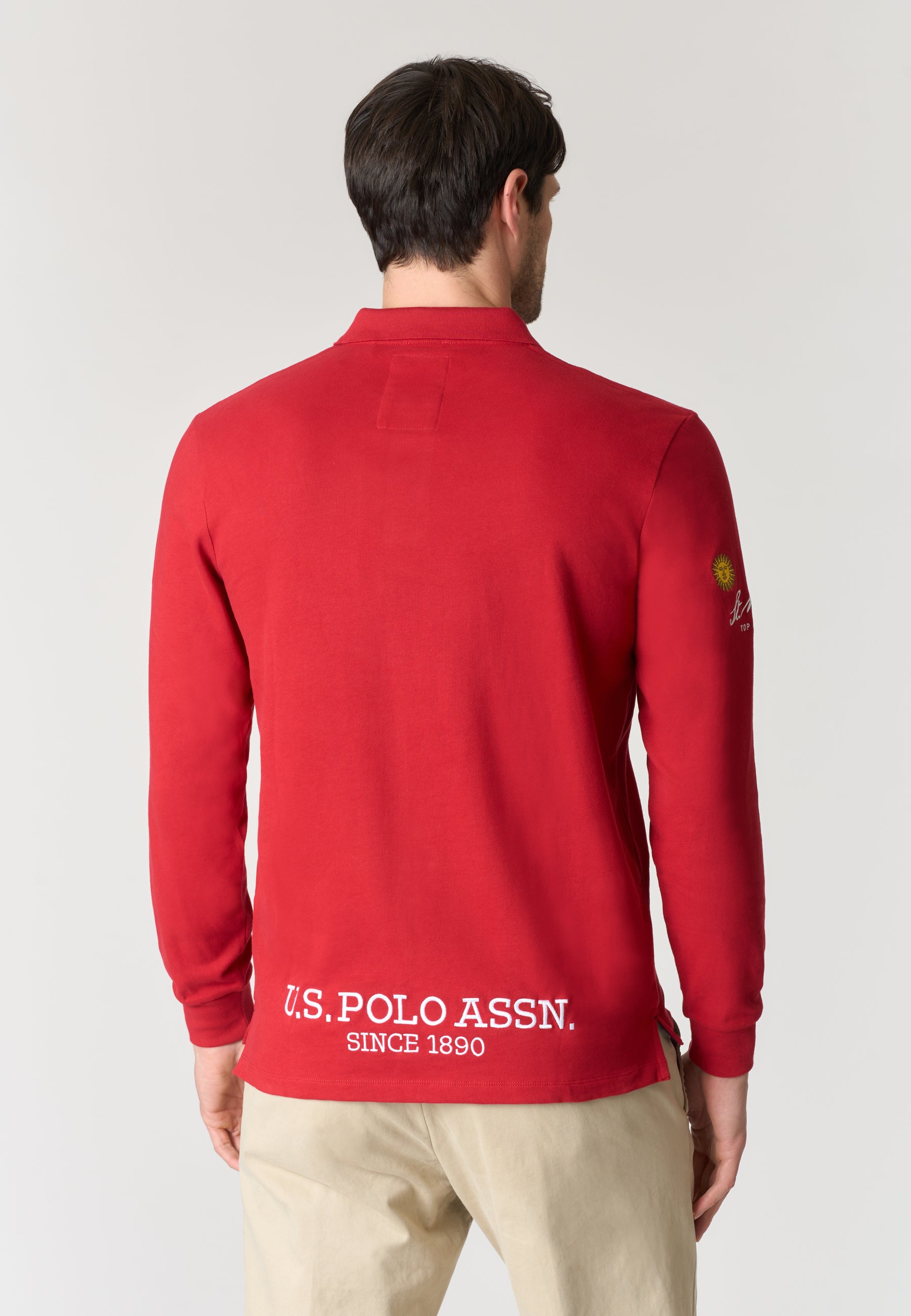 Polo shirt heavy jersey carbon finishing - limited edition St. Moritz