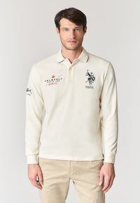Polo shirt heavy jersey carbon finishing - limited edition St. Moritz