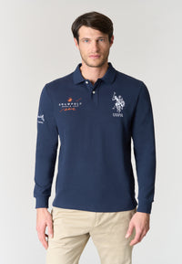 Polo shirt heavy jersey carbon finishing - limited edition St. Moritz