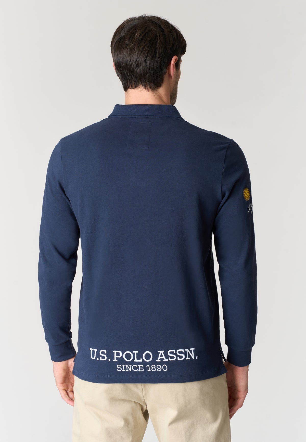 Polo shirt heavy jersey carbon finishing - limited edition St. Moritz