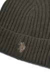Berretto misto lana a coste