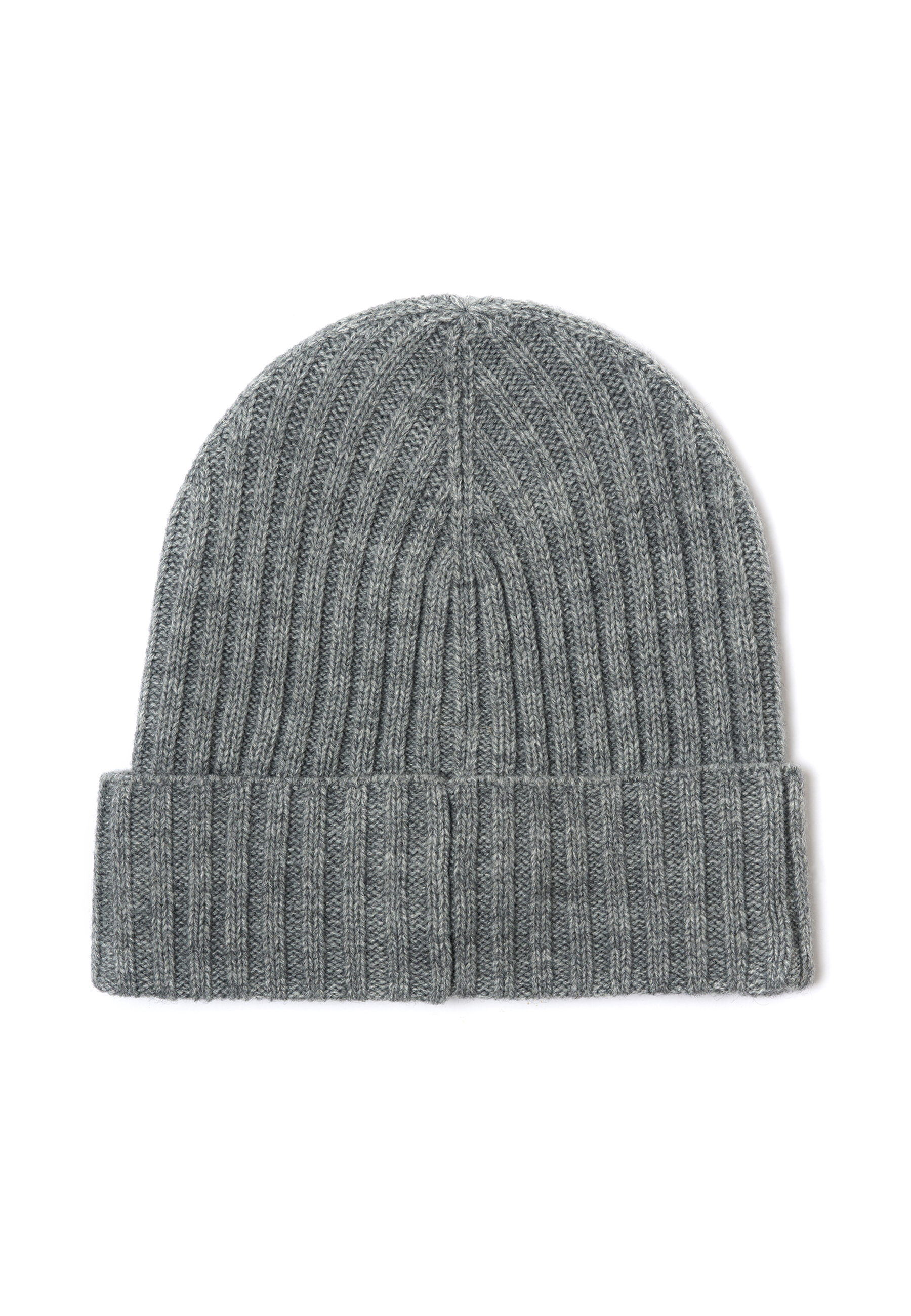 Berretto misto lana a coste