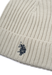 Berretto misto lana a coste