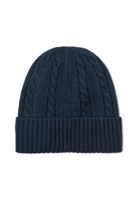 Berretto lavorazione a treccia con logo