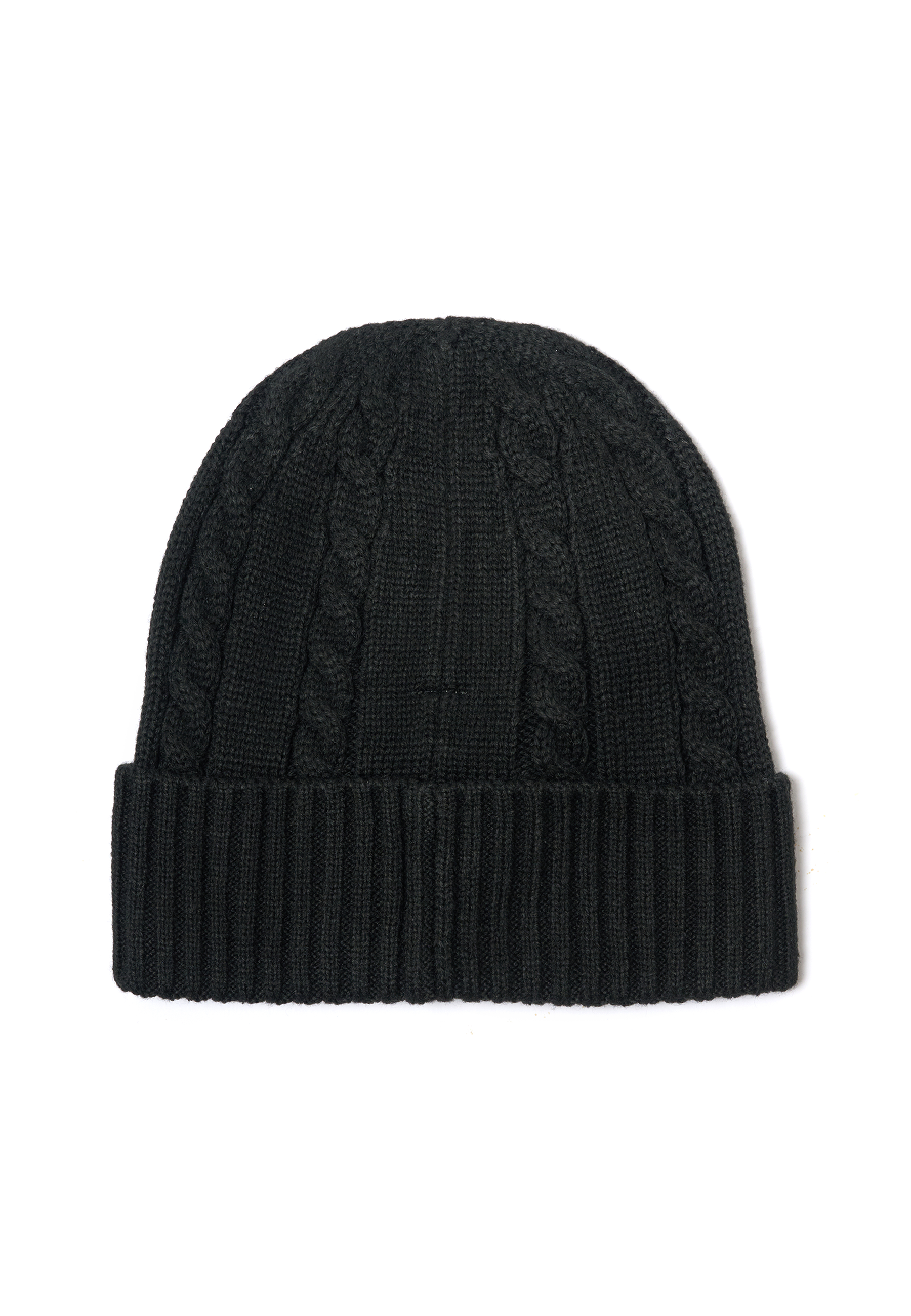 Berretto lavorazione a treccia con logo